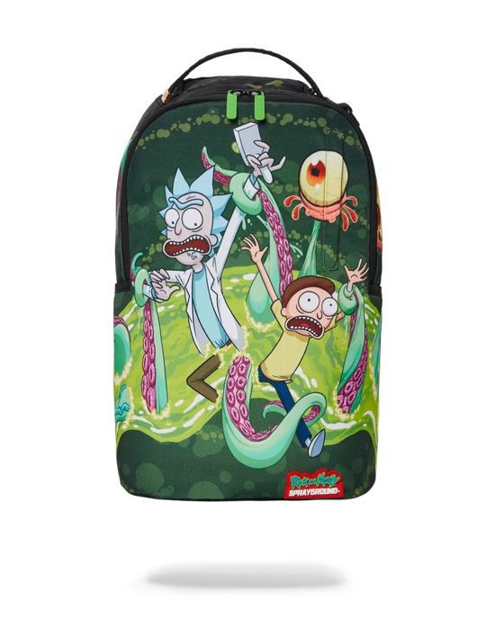 sprayground RICK & MORTY PORTAL SHARKMOUTH BACKPACK (DLXR)