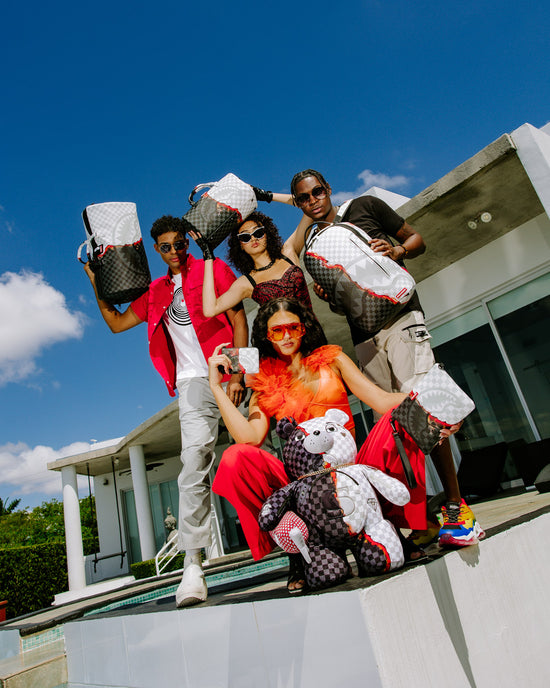 Sprayground RING OF FIRE CROSSOVER CLUTCH W/ SHOULDER STRAP