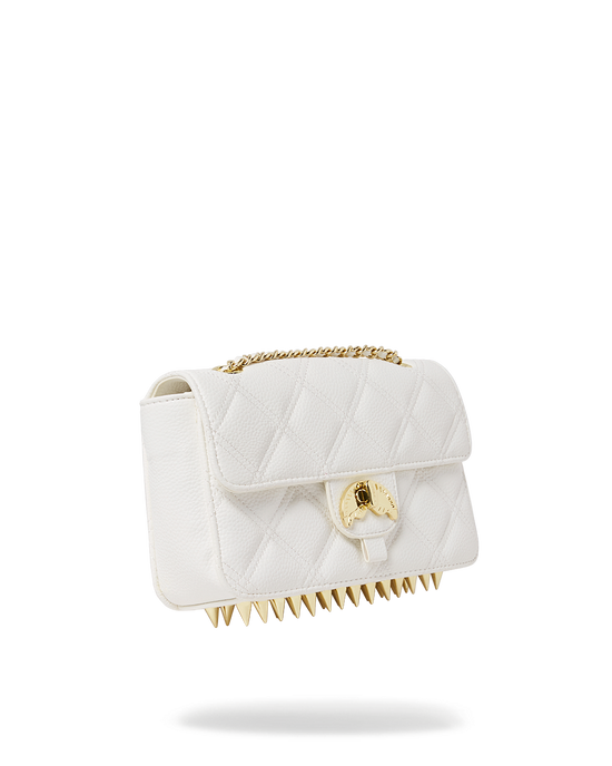 Sprayground RIVIERA LE BLANC GOLD CHAIN SHARK HANDBAG