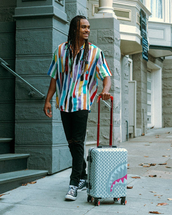 Sprayground ROSE ALL DAY LA PALAIS SHARKNAUTICS HARDSHELL CARRY-ON LUGGAGE