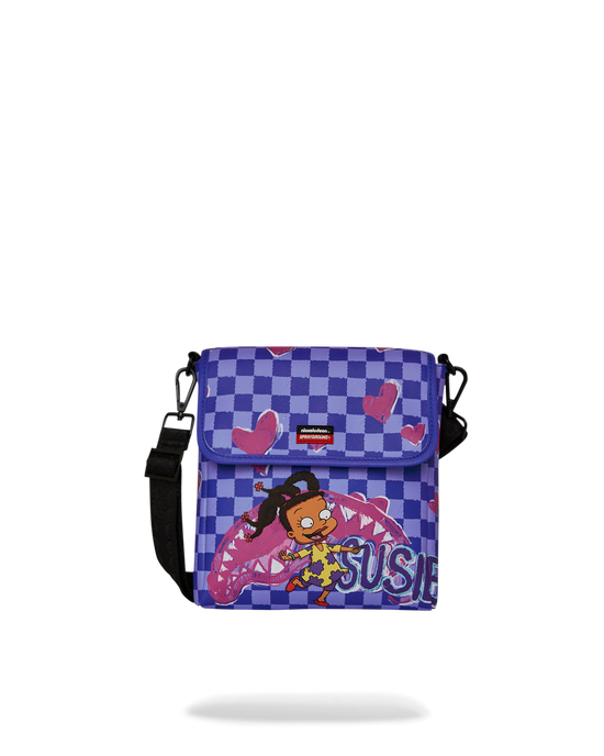 sprayground RUGRATS SUSIE CRAYON SHARK MESSENGER SLING