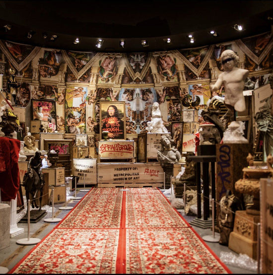 Sprayground SANDFLOWER COLLABORATION VILLAINS LONG SLEEVE TEE