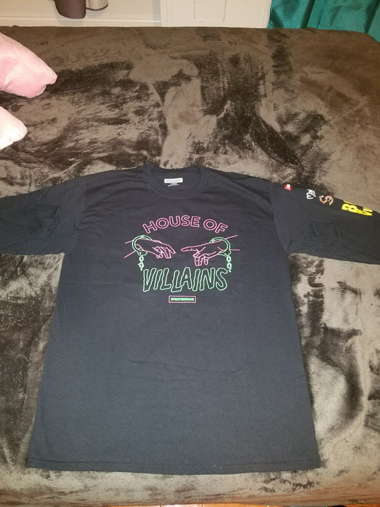 sprayground SANDFLOWER COLLABORATION VILLAINS LONG SLEEVE TEE