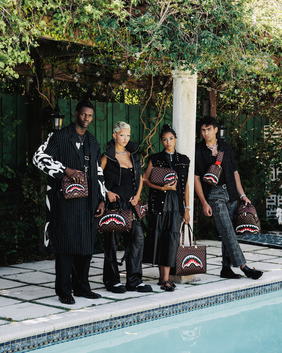 Sprayground SAWTOOTH SHARKS IN PARIS MESSENGER SLING