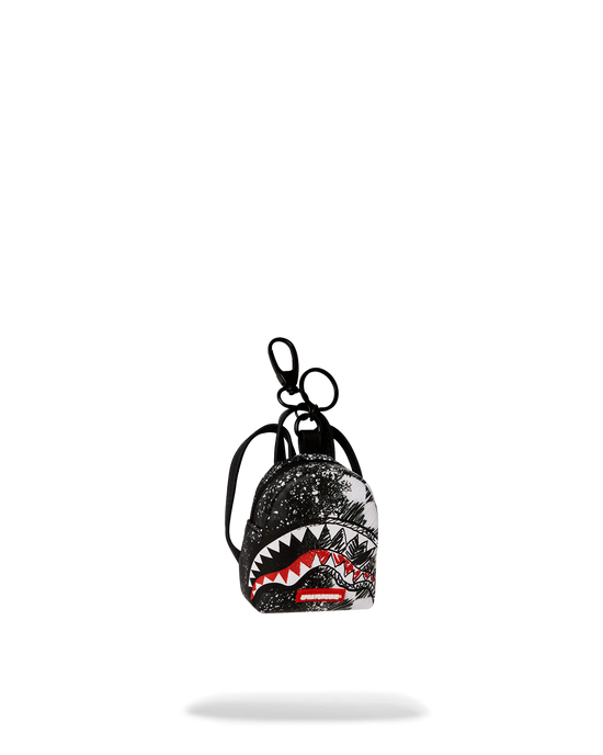 Sprayground SCRIBBLE DRIBBLE CHECK BACKPACK KEYCHAIN