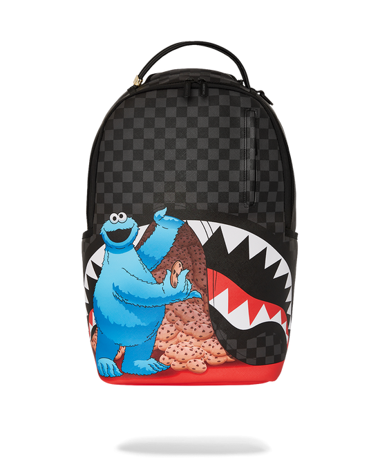 sprayground SESAME STREET COOKIE MONSTER SNACK ATTACK DLXSV BACKPACK