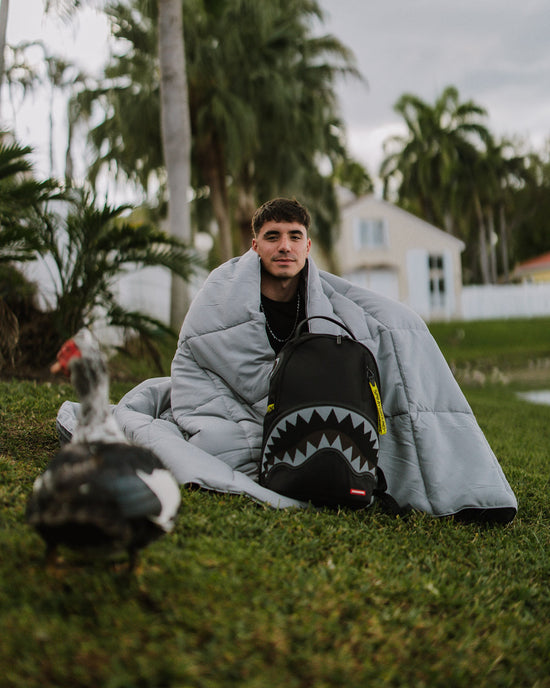 Sprayground SHARK CENTRAL PARACHUTE DLX SATIN BACKPACK