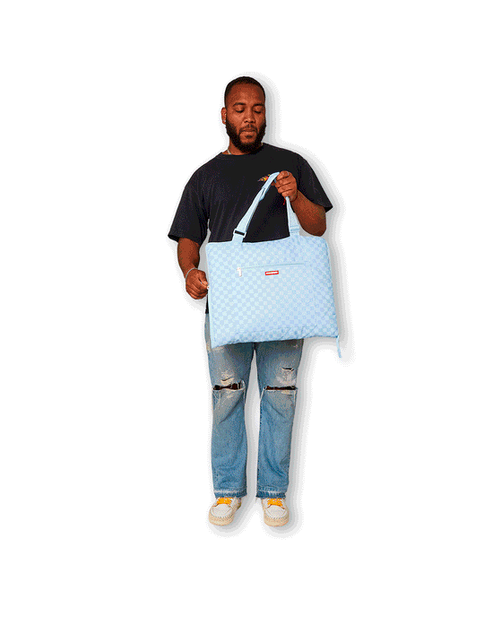 Sprayground SHARK ISLAND PACKABLE BEACH MAT BLANKET WATER RESISTANT CONVERTIBLE TOTE