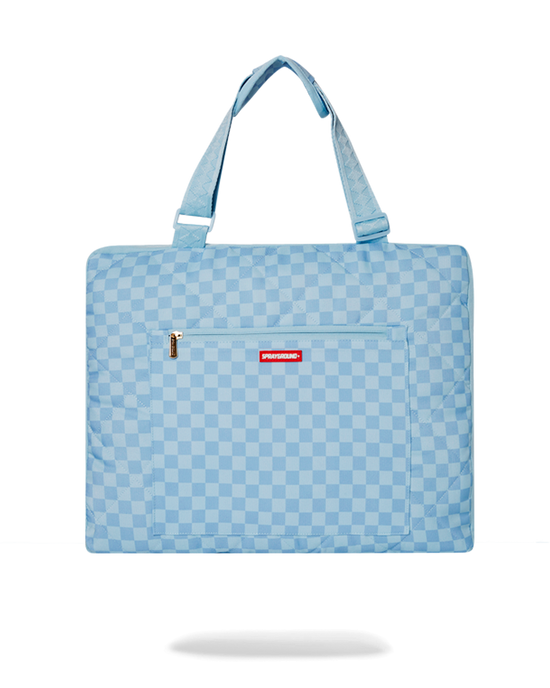 Sprayground SHARK ISLAND PACKABLE BEACH MAT BLANKET WATER RESISTANT CONVERTIBLE TOTE