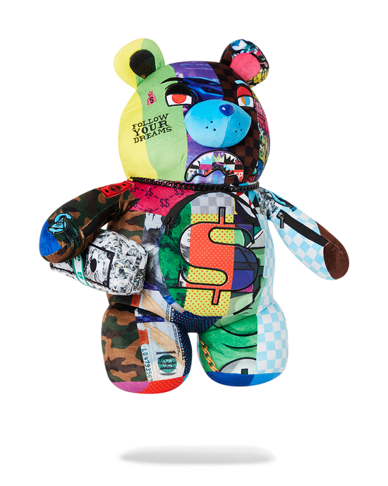Sprayground SHARK MASTERPIECES MONEYBEAR TEDDYBEAR BACKPACK