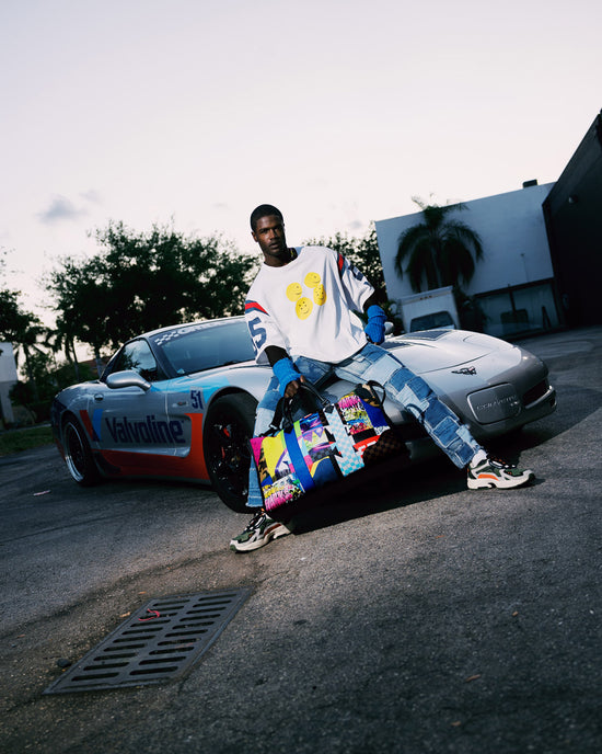 Sprayground SHARK MASTERPIECES PYRAMID LARGE DUFFLE