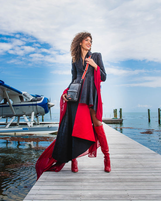 Sprayground SHARKFINITY STEALTH PILOT MESSENGER SLING BAG