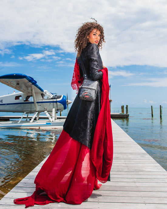 Sprayground SHARKFINITY STEALTH PILOT MESSENGER SLING BAG