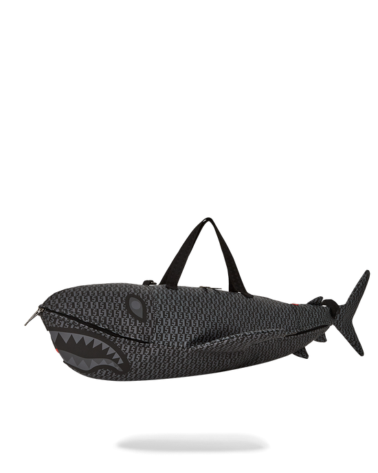 Sprayground SHARKFINITY STEALTH PILOT SHARK SHAPE DUFFLE