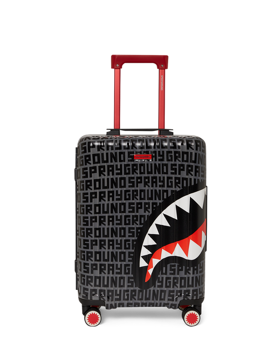 Sprayground SHARKFINITY STEALTH PILOT SHARKNAUTICS HARDSHELL CARRY-ON LUGGAGE