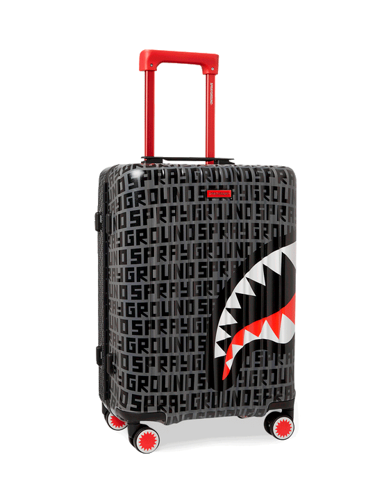 Sprayground SHARKFINITY STEALTH PILOT SHARKNAUTICS HARDSHELL CARRY-ON LUGGAGE