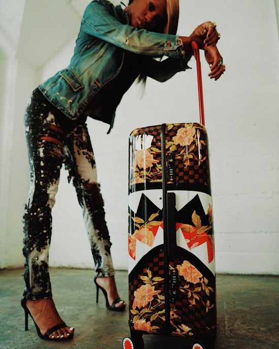 Sprayground SHARKFLOWER 29.5” FULL-SIZE SHARKNAUTICS LUGGAGE