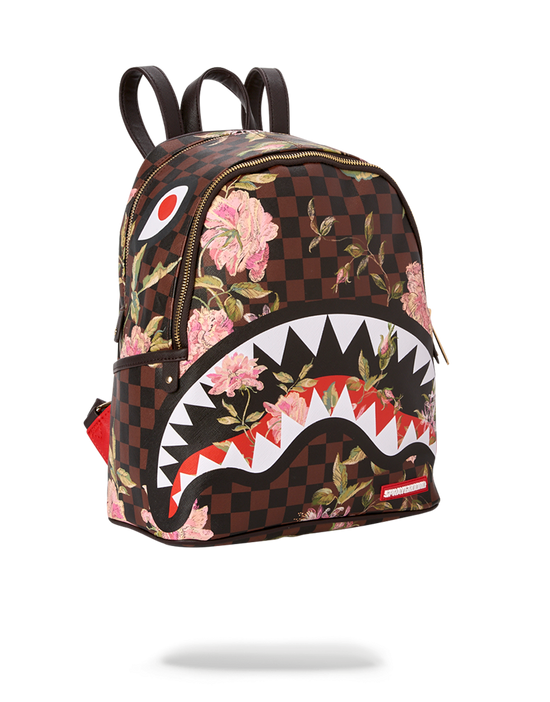 Sprayground SHARKFLOWER SAVAGE BACKPACK (SMALLER MORE ELEGANT BACKPACK)