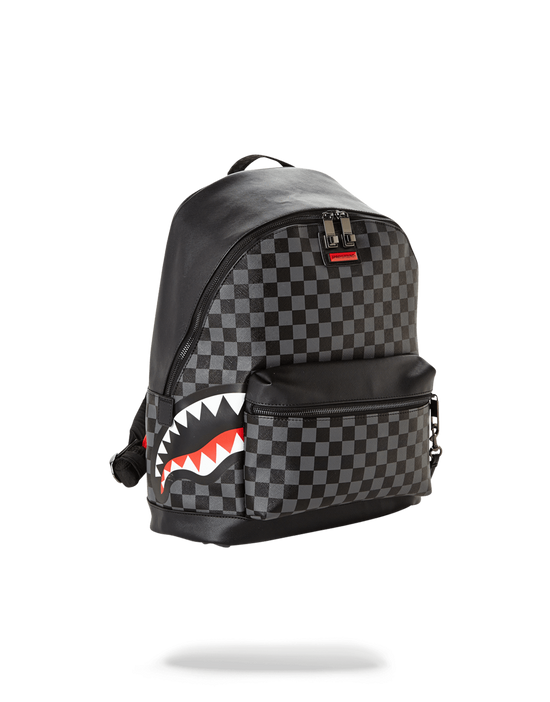 Sprayground SHARKS IN PARIS (BLACK CHECKERED EDITION)