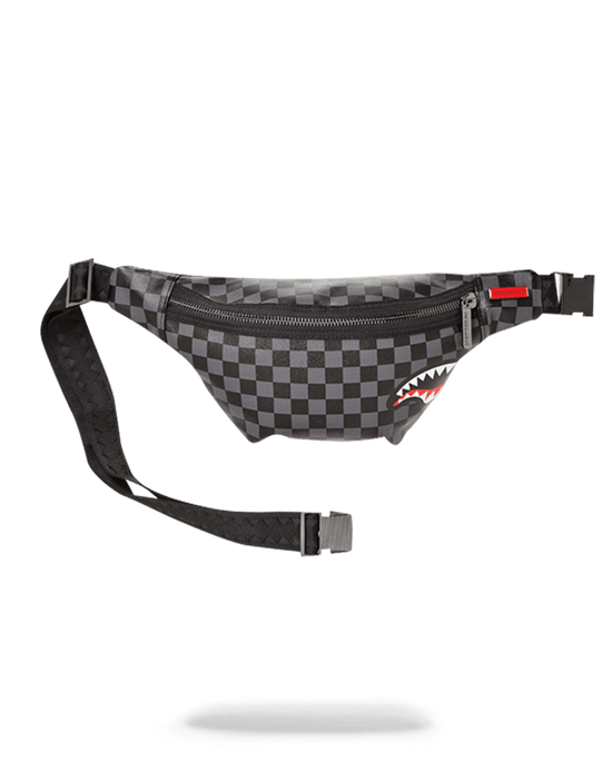 sprayground SHARKS IN PARIS (BLACK CHECKERED EDITION) CROSSBODY