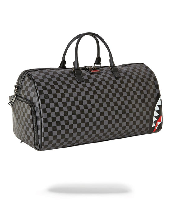 Sprayground SHARKS IN PARIS (BLACK CHECKERED EDITION) DUFFLE
