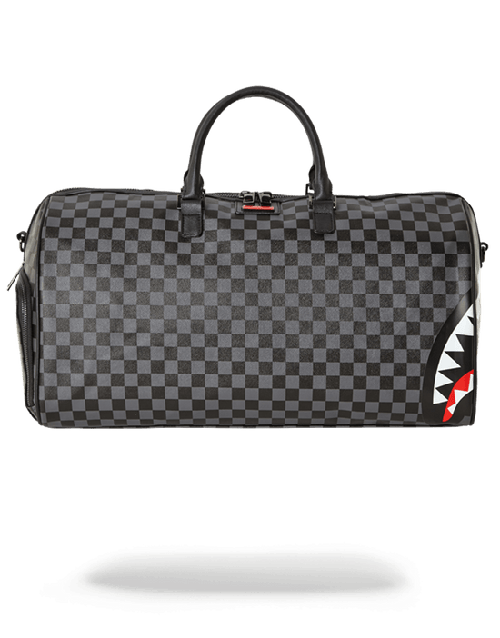 sprayground SHARKS IN PARIS (BLACK CHECKERED EDITION) DUFFLE
