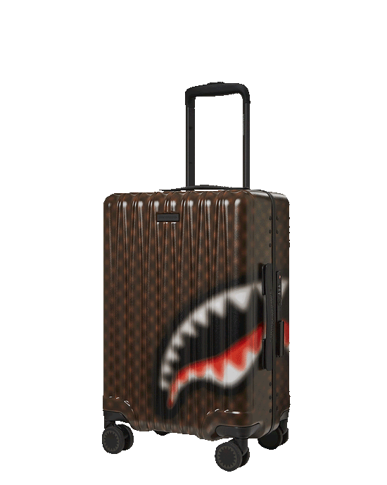 sprayground SHARKS IN PARIS BLUR EFFECT CARRY-ON LUGGAGE