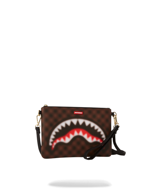 Sprayground SHARKS IN PARIS BLUR EFFECT CROSSOVER CLUTCH