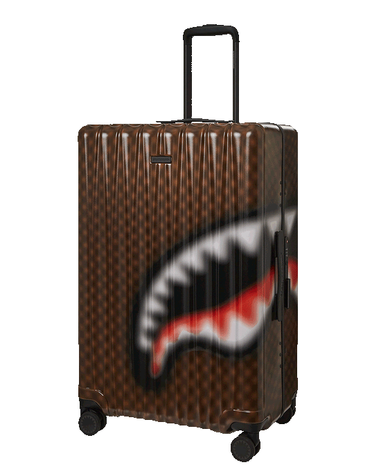 sprayground SHARKS IN PARIS BLUR EFFECT FULL SIZE LUGGAGE
