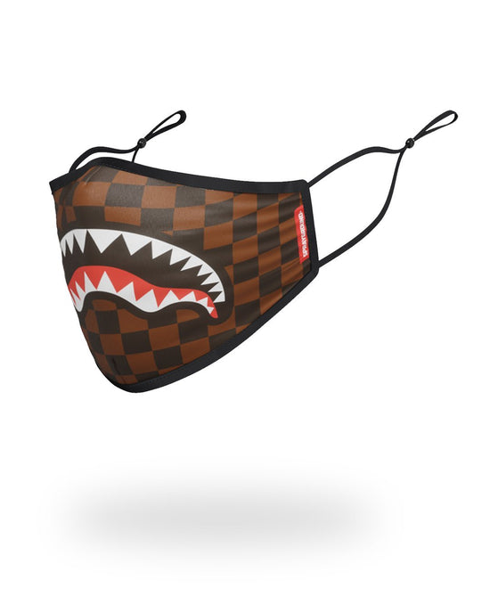 Sprayground SHARKS IN PARIS (BROWN) FORM-FITTING MASK