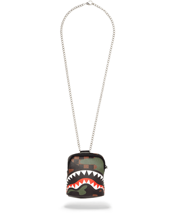 sprayground SHARKS IN PARIS (CAMO EDITION) BACKPACK CHAIN