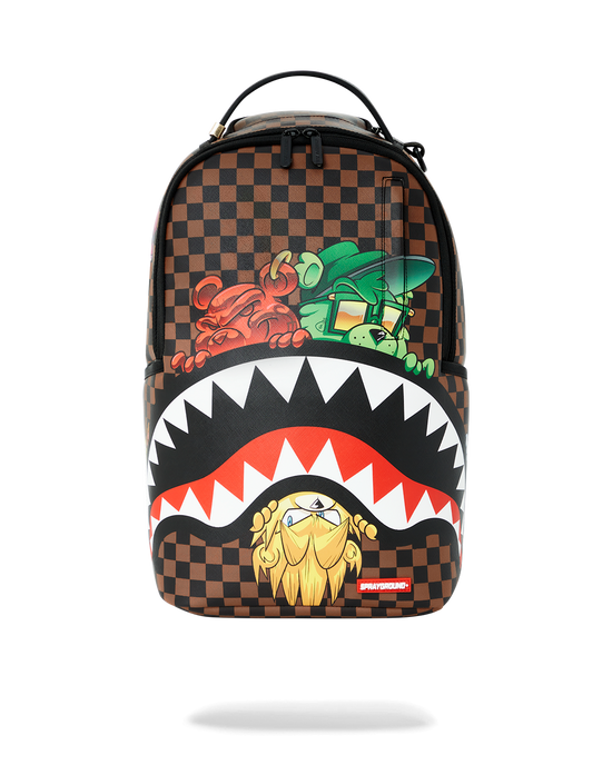 sprayground SHARKS IN PARIS CHARACTERS SNEAKIN BACKPACK (DLXV)