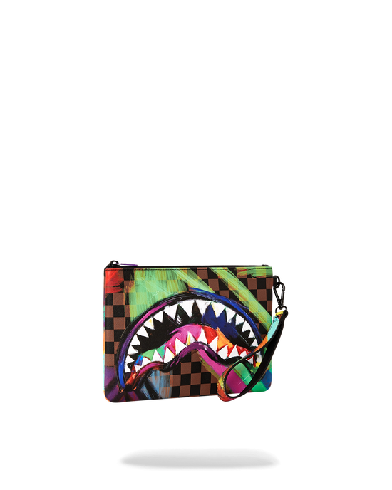 Sprayground SHARKS IN PARIS CITY STREAKS CROSSOVER CLUTCH