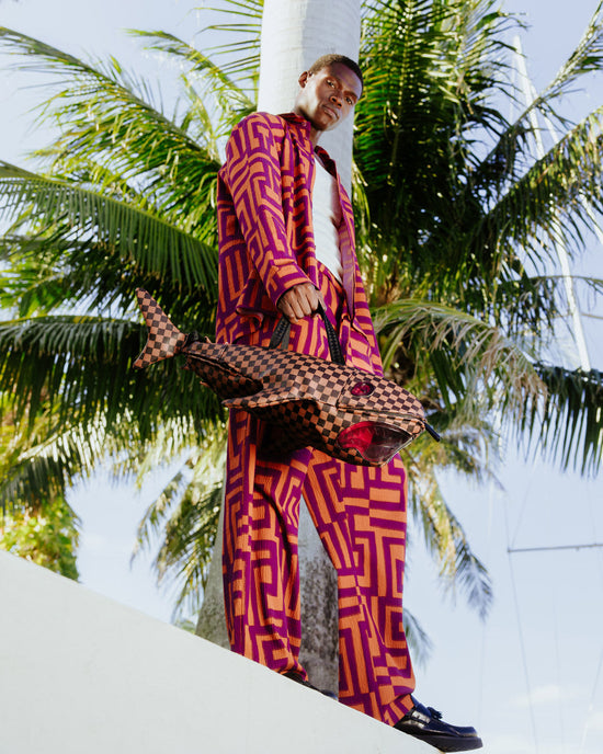 Sprayground SHARKS IN PARIS CLEAR FOR TAKEOFF SHARK MEDIUM DUFFLE