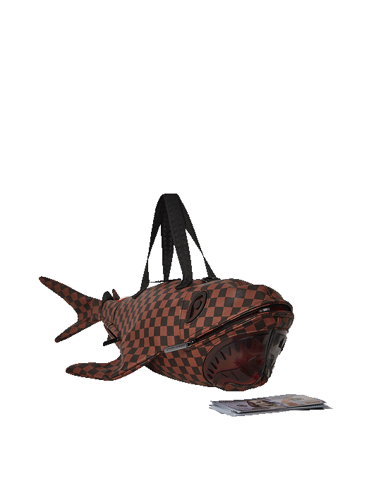 sprayground SHARKS IN PARIS CLEAR FOR TAKEOFF SHARK MEDIUM DUFFLE