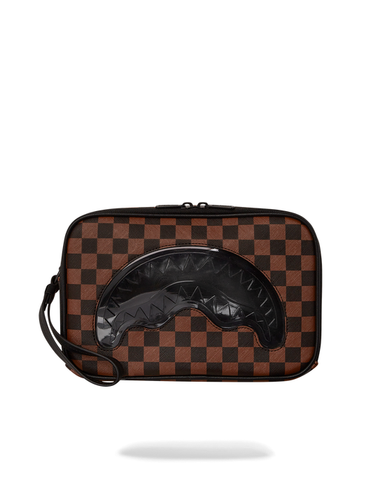 Sprayground SHARKS IN PARIS CLEAR FOR TAKEOFF TOILETRY BAG