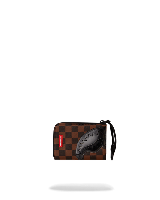 sprayground SHARKS IN PARIS CLEAR FOR TAKEOFF ZIP-OUT WALLET
