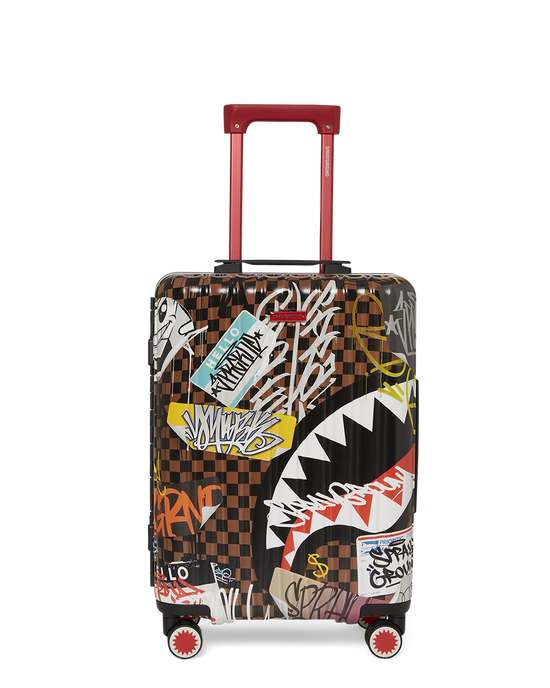 Sprayground SHARKS IN PARIS THE RIZZ SHARKNAUTICS HARDSHELL CARRY-ON LUGGAGE