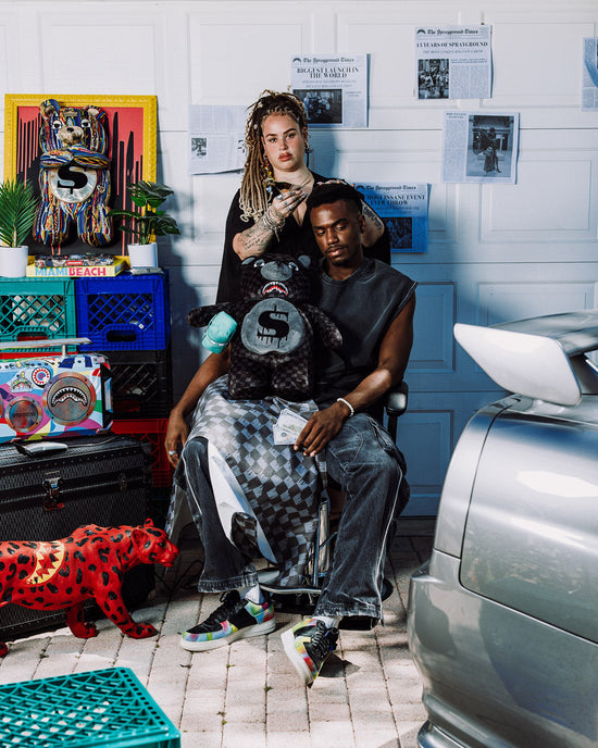 Sprayground SHARKS IN PARIS THUNDERDRIP MONEYBEAR TEDDYBEAR BACKPACK