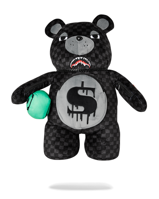 sprayground SHARKS IN PARIS THUNDERDRIP MONEYBEAR TEDDYBEAR BACKPACK