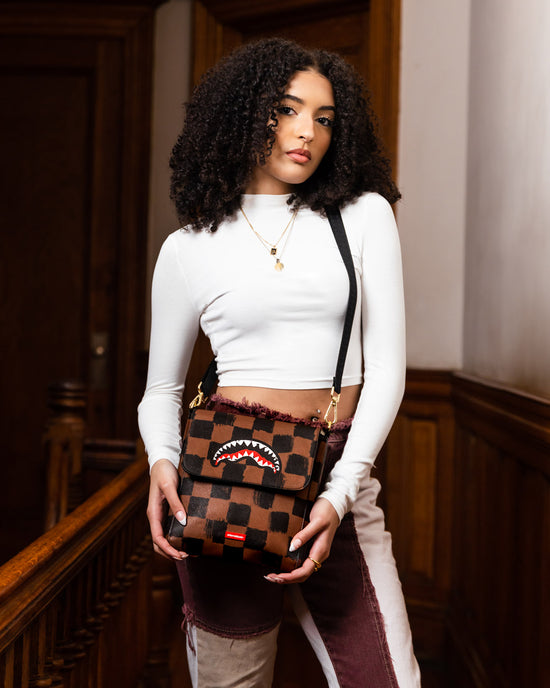 Sprayground SHARKS IN PARIS VANQUISH LARGE SLING CROSSBODY