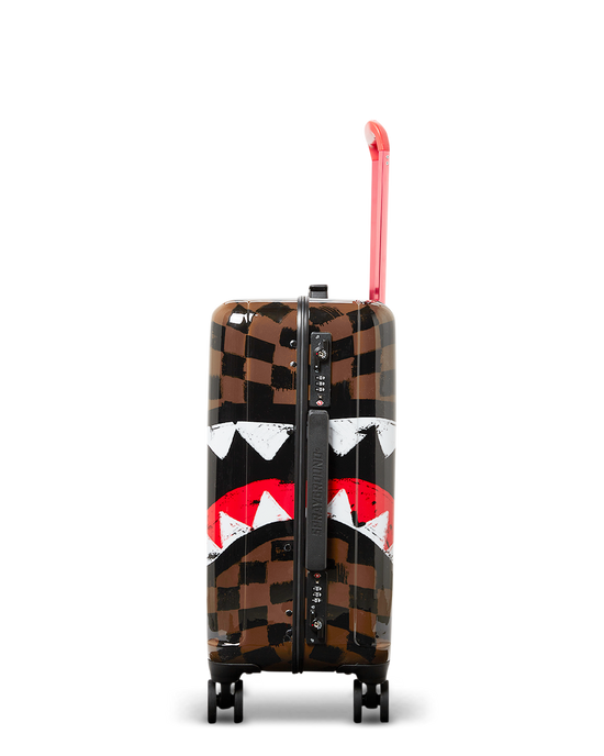Sprayground SHARKS IN PARIS VANQUISH SHARKNAUTICS HARDSHELL CARRY-ON LUGGAGE