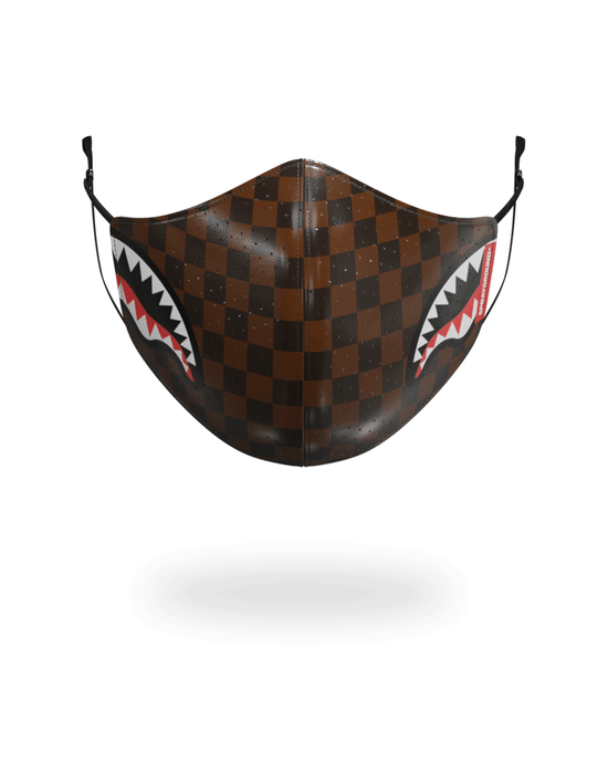 sprayground SHARKS IN PARIS VEGAN LEATHER FACE MASK