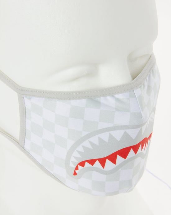 Sprayground SHARKS IN PARIS (WHITE) FORM-FITTING MASK
