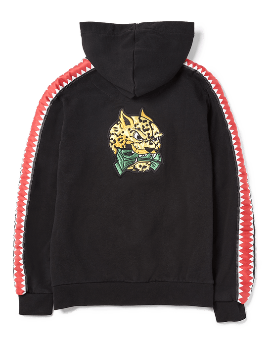 Sprayground SHARKTRACK TIGER MONEY ZIPUP HOODIE (BLACK)