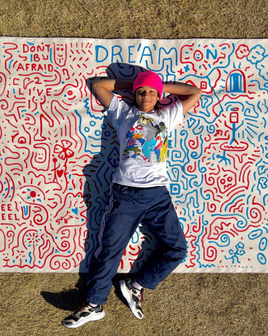 Sprayground SHEREEN JENKINS CANVAS BACKPACK 1 Of 18 CUT FROM LARGE CANVAS ART