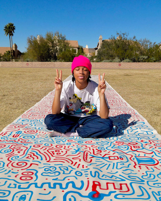 Sprayground SHEREEN JENKINS CANVAS BACKPACK 1 Of 18 CUT FROM LARGE CANVAS ART