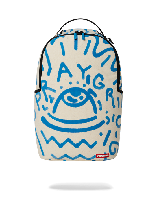 sprayground SHEREEN JENKINS CANVAS BACKPACK 1 of 18 CUT FROM LARGE CANVAS ART