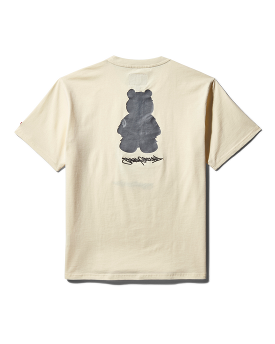 Sprayground SHORT SLEEVE GRAPHIC MONEY BEAR T-SHIRT (APRICOT)