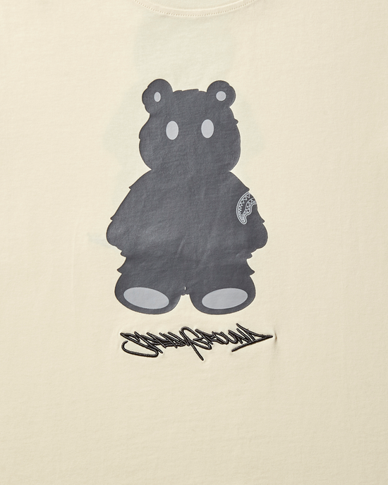 Sprayground SHORT SLEEVE GRAPHIC MONEY BEAR T-SHIRT (APRICOT)